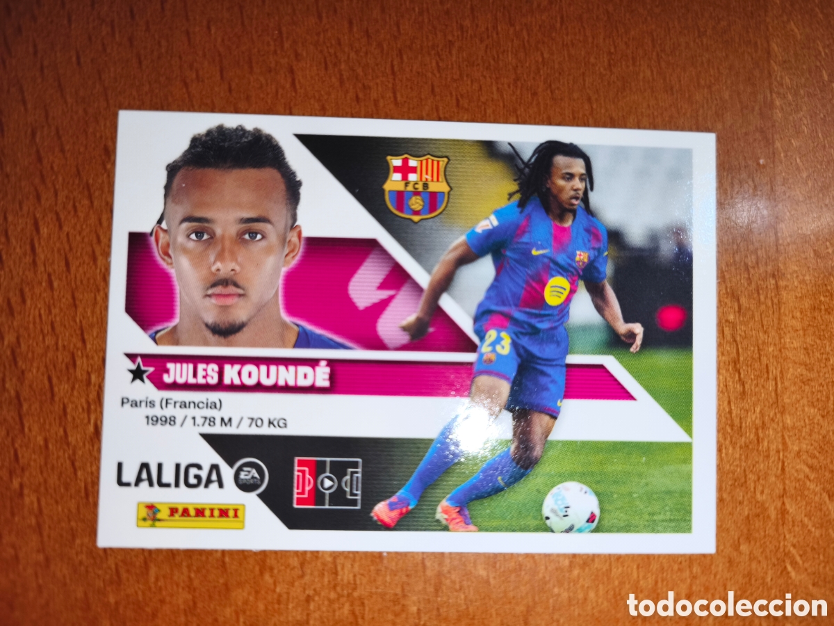 Cromos de f&uacute;tbol: Kounde n&deg;5 liga este 26/27 Barcelona