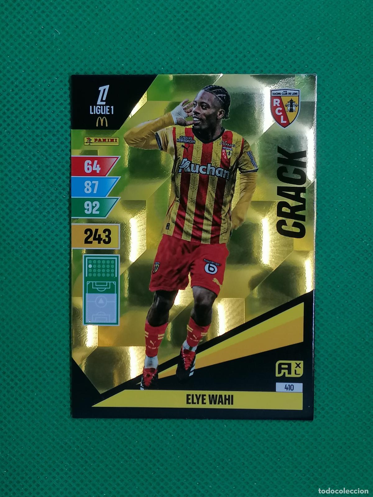 Cromos de f&uacute;tbol: 410 ELYE WAHI RACING LENS CRACK ⚽ LIGUE 1 MCDONALDS ADRENALYN XL 2024 2025 24 25 ⚽