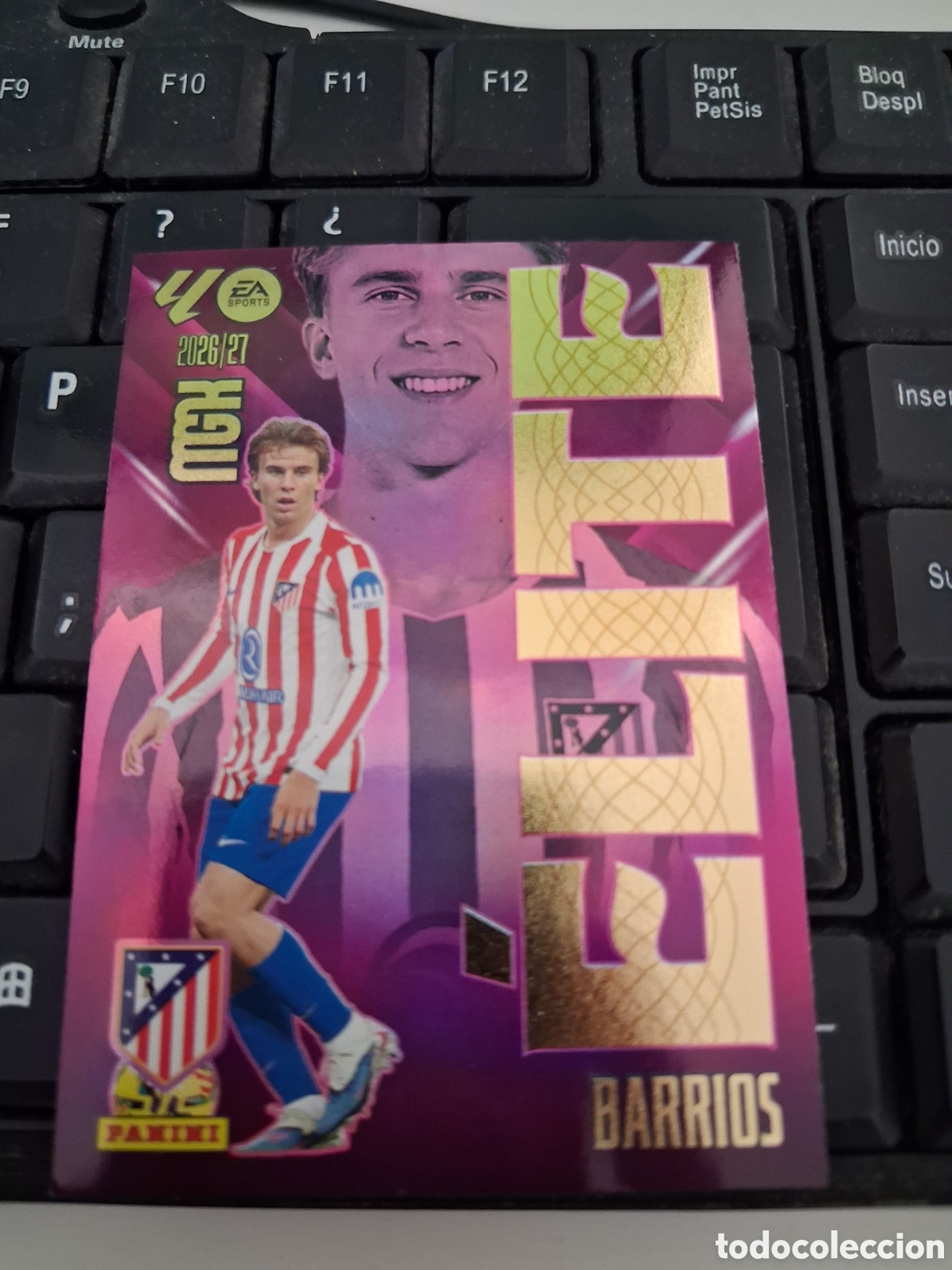Cromos de f&uacute;tbol: Barrios &Eacute;lite 1 Atl&eacute;tico de Madrid Megacracks 2026-27 Panini