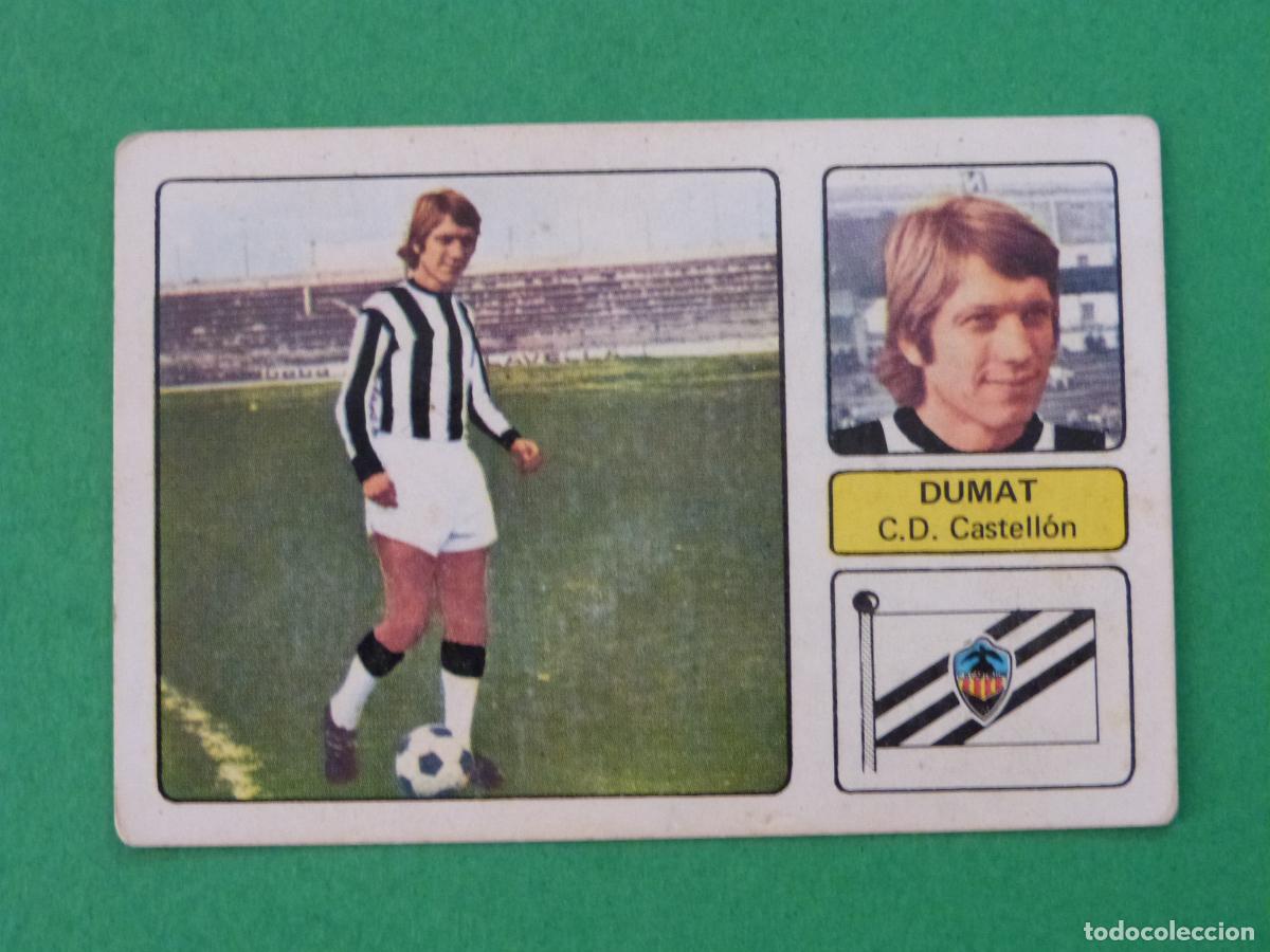 Cromos de f&uacute;tbol: CROMO FUTBOL DUMAT C.D. CASTELLON FICHAJE DESPEGADO N&ordm; 9 LIGA FHER 1973-1974/73-74