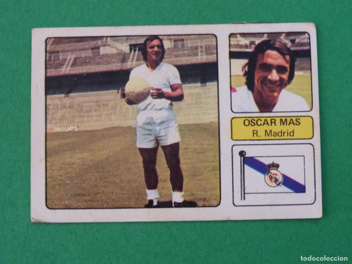 Cromos de f&uacute;tbol: CROMO FUTBOL OSCAR MAS REAL MADRID C.F. FICHAJE DESPEGADO N&ordm; 5 LIGA FHER 1973-1974/73-74