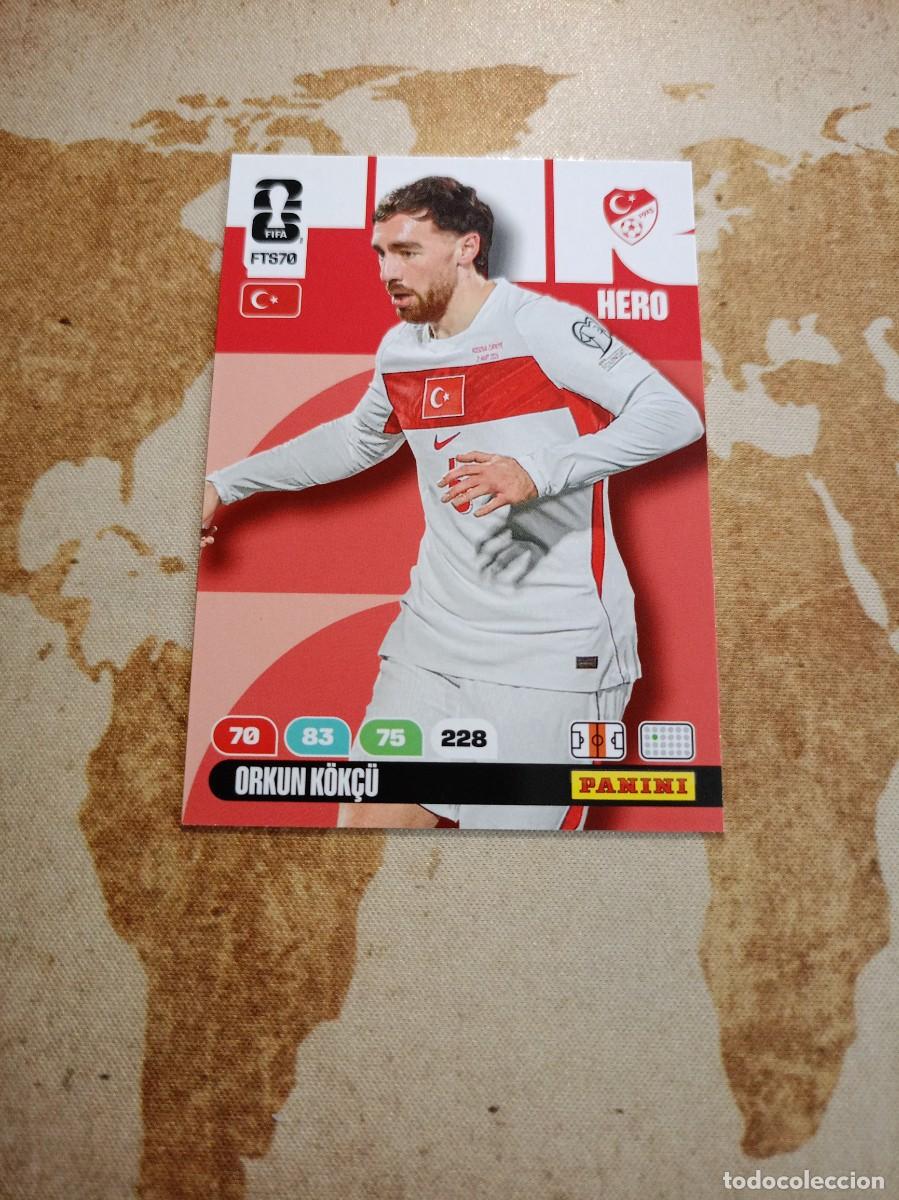 Cromos de f&uacute;tbol: FT70 ORKUN KORCU Turqu&iacute;a Adrenalyn WORLD cup 2026