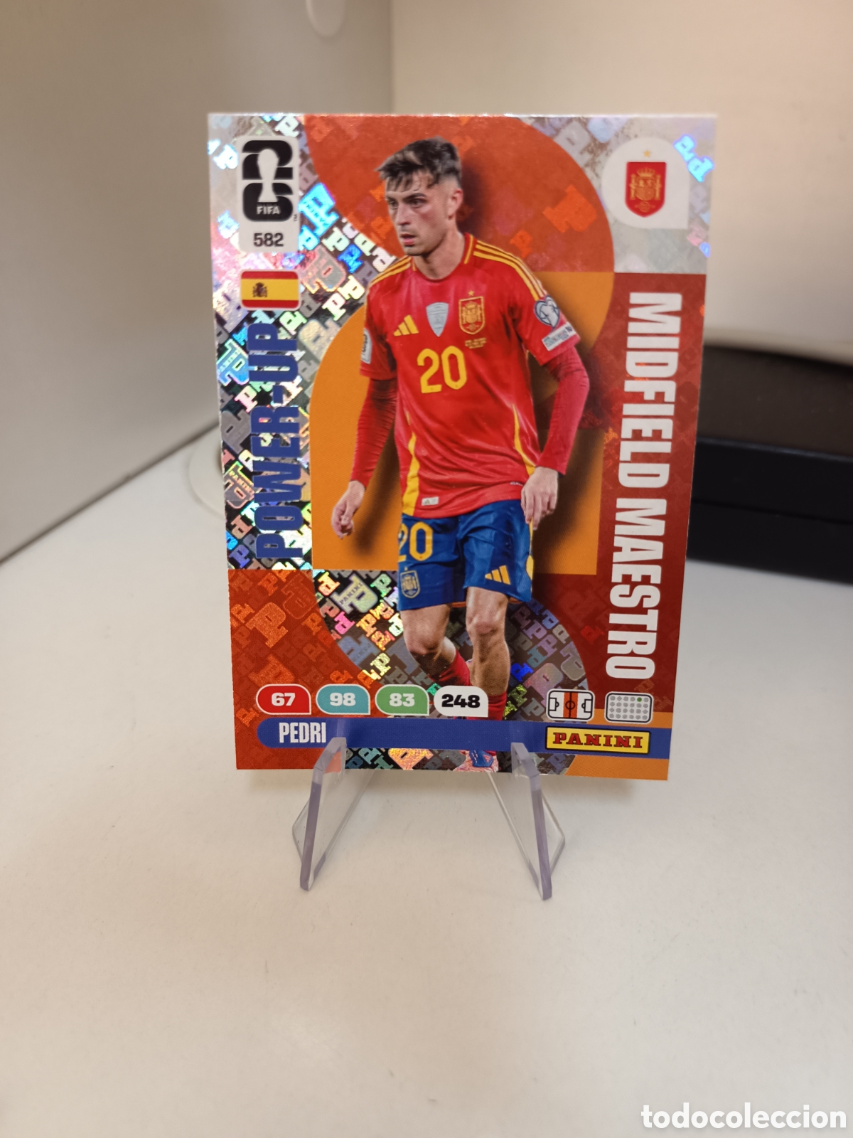 Cromos de f&uacute;tbol: 582 PEDRI ADRENALYN WORLD CUP 2026 MUNDIAL