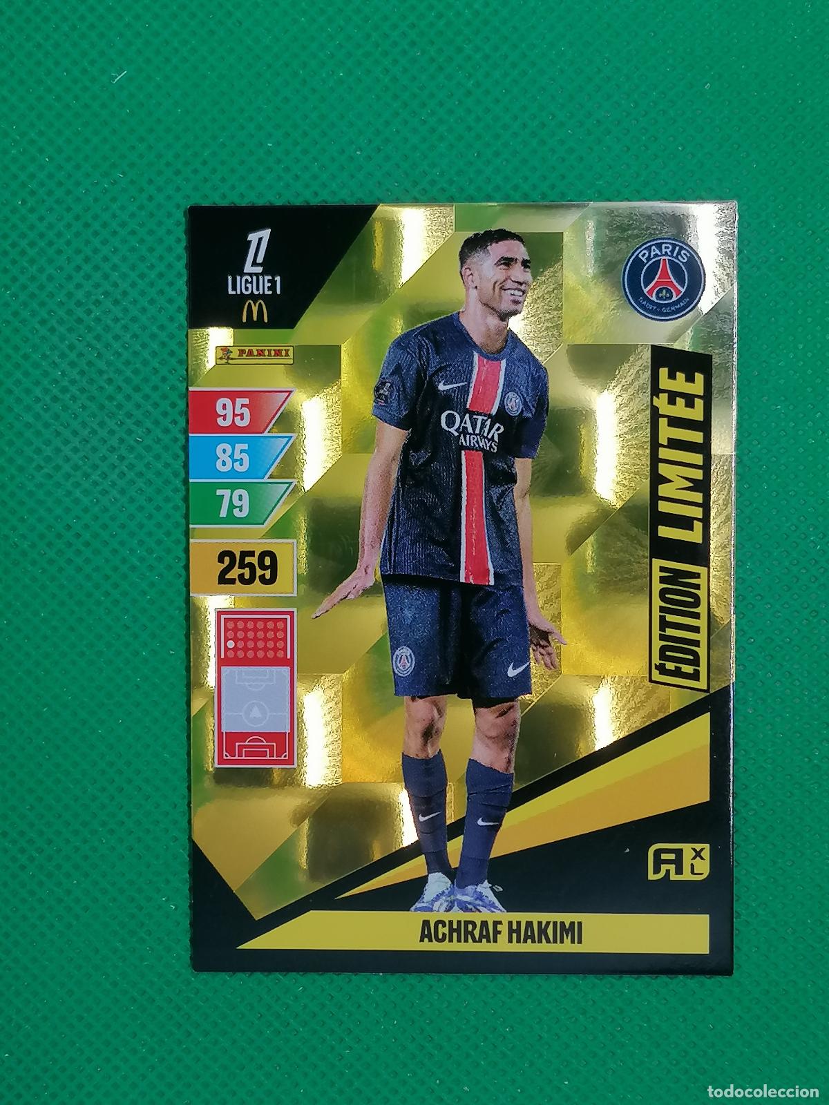 Cromos de f&uacute;tbol: ACHRAF HAKIMI PARIS PSG EDICION LIMITADA ⚽ LIGUE 1 MCDONALDS ADRENALYN XL 2024 2025 24 25 ⚽