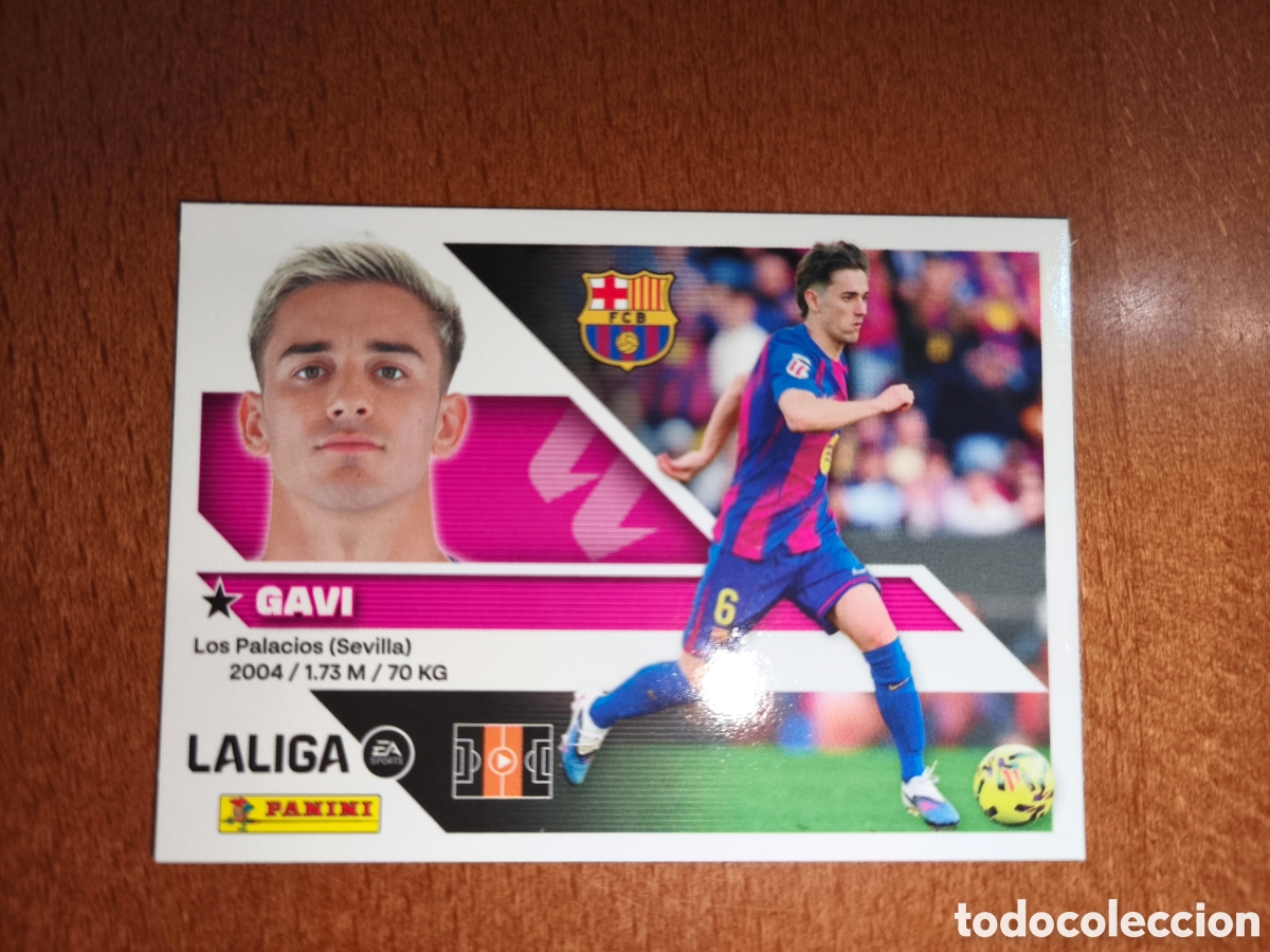 Cromos de f&uacute;tbol: Gavi n&deg;13 liga este 26/27 Barcelona