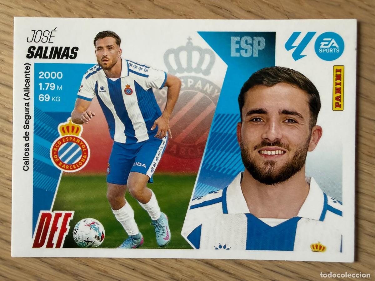 Cromos de f&uacute;tbol: 10 JOSE SALINAS ESPANYOL 25 26 2025 2026 LIGA EA SPORTS COLECCIONES ESTE SIN PEGAR STICKER