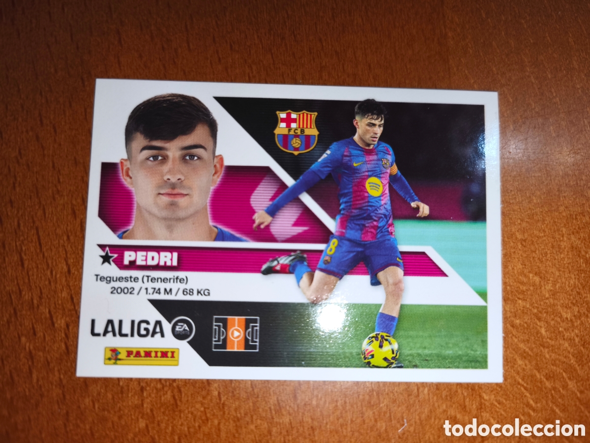 Cromos de f&uacute;tbol: Pedri n&deg;15 liga este 26/27 Barcelona