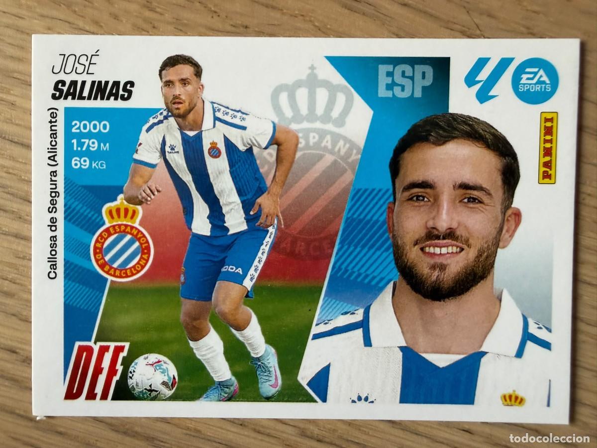 Cromos de f&uacute;tbol: 10 JOSE SALINAS ESPANYOL 25 26 2025 2026 LIGA EA SPORTS COLECCIONES ESTE SIN PEGAR STICKER