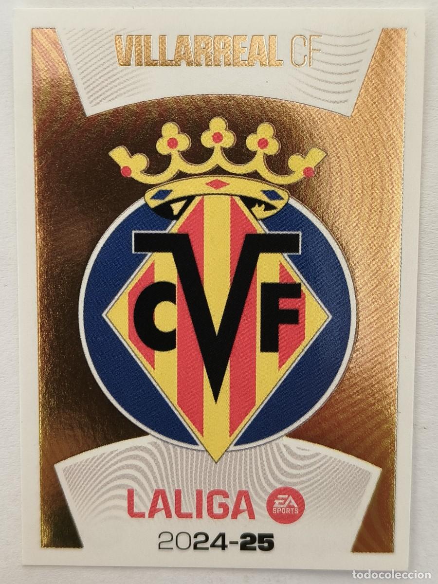 Cromos de f&uacute;tbol: #1 ESCUDO (VILLARREAL C.F.) LIGA 24/25 ESTE