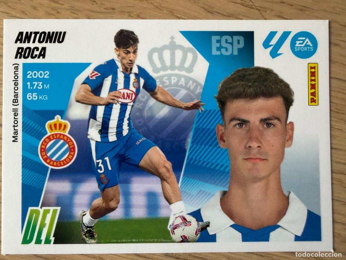 Cromos de f&uacute;tbol: 16 ANTONIU ROCA ESPANYOL 25 26 2025 2026 LIGA EA SPORTS COLECCIONES ESTE SIN PEGAR STICKER