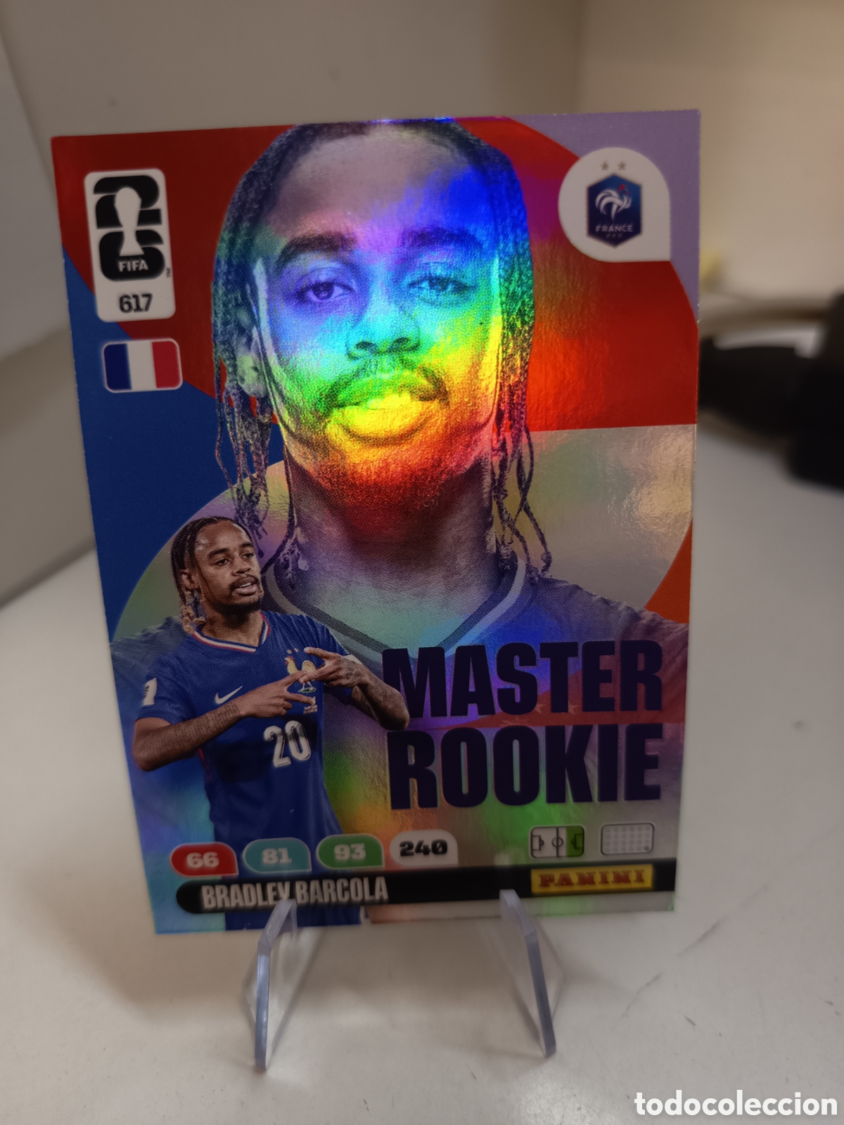 Cromos de f&uacute;tbol: 617 BRADLEY BARCOLA ADRENALYN WORLD CUP 2026 MUNDIAL