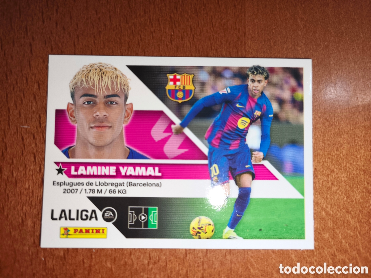 Cromos de f&uacute;tbol: Lamine Yamal n&deg;20 liga este 26/27 Barcelona