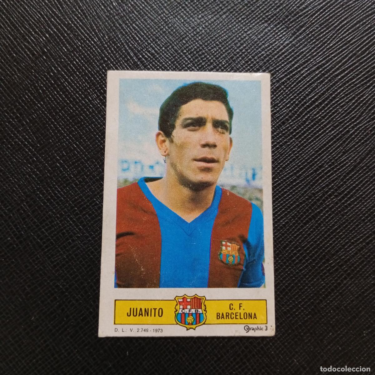 Cromos de f&uacute;tbol: JUANITO BARCELONA ESTE 1973 1974 CROMO FUTBOL LIGA 73 74 - DESPEGADO - A206 PG25