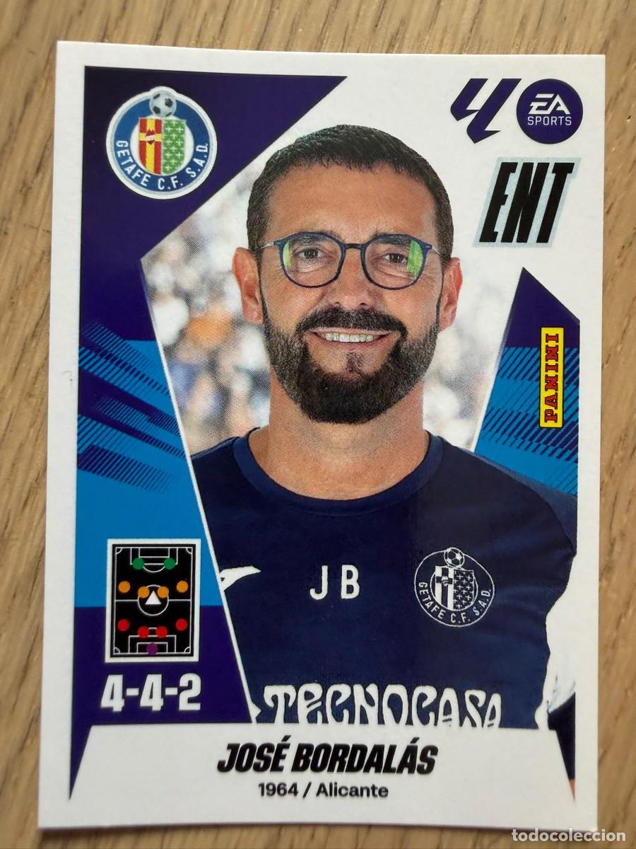 Cromos de f&uacute;tbol: 2 JOSE BORDALAS ENTRENADOR GETAFE 25 26 2025 2026 LIGA EA SPORTS COLECCIONES ESTE SIN PEGAR STICKER
