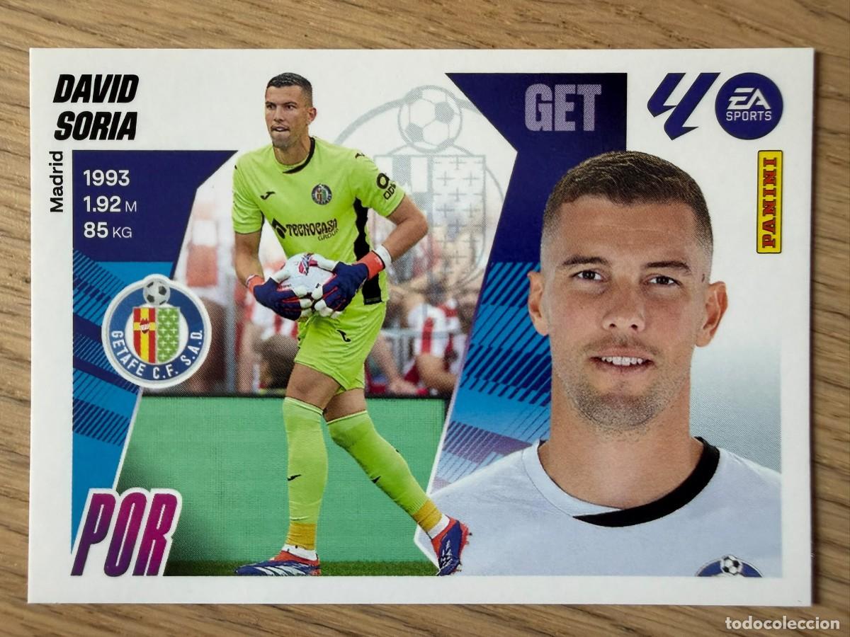 Cromos de f&uacute;tbol: 3 DAVID SORIA GETAFE 25 26 2025 2026 LIGA EA SPORTS COLECCIONES ESTE SIN PEGAR STICKER