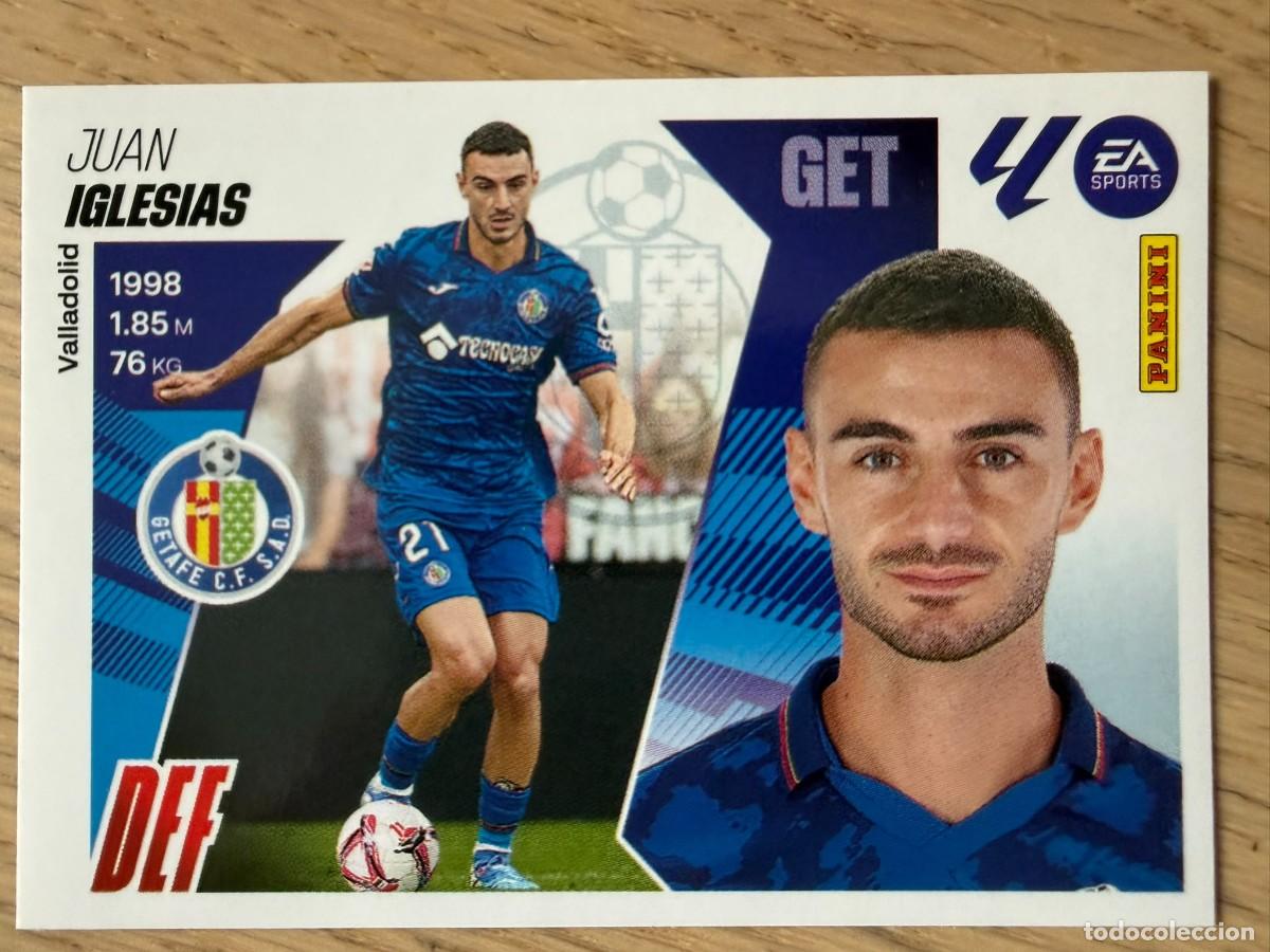 Cromos de f&uacute;tbol: 5 JUAN IGLESIAS GETAFE 25 26 2025 2026 LIGA EA SPORTS COLECCIONES ESTE SIN PEGAR STICKER