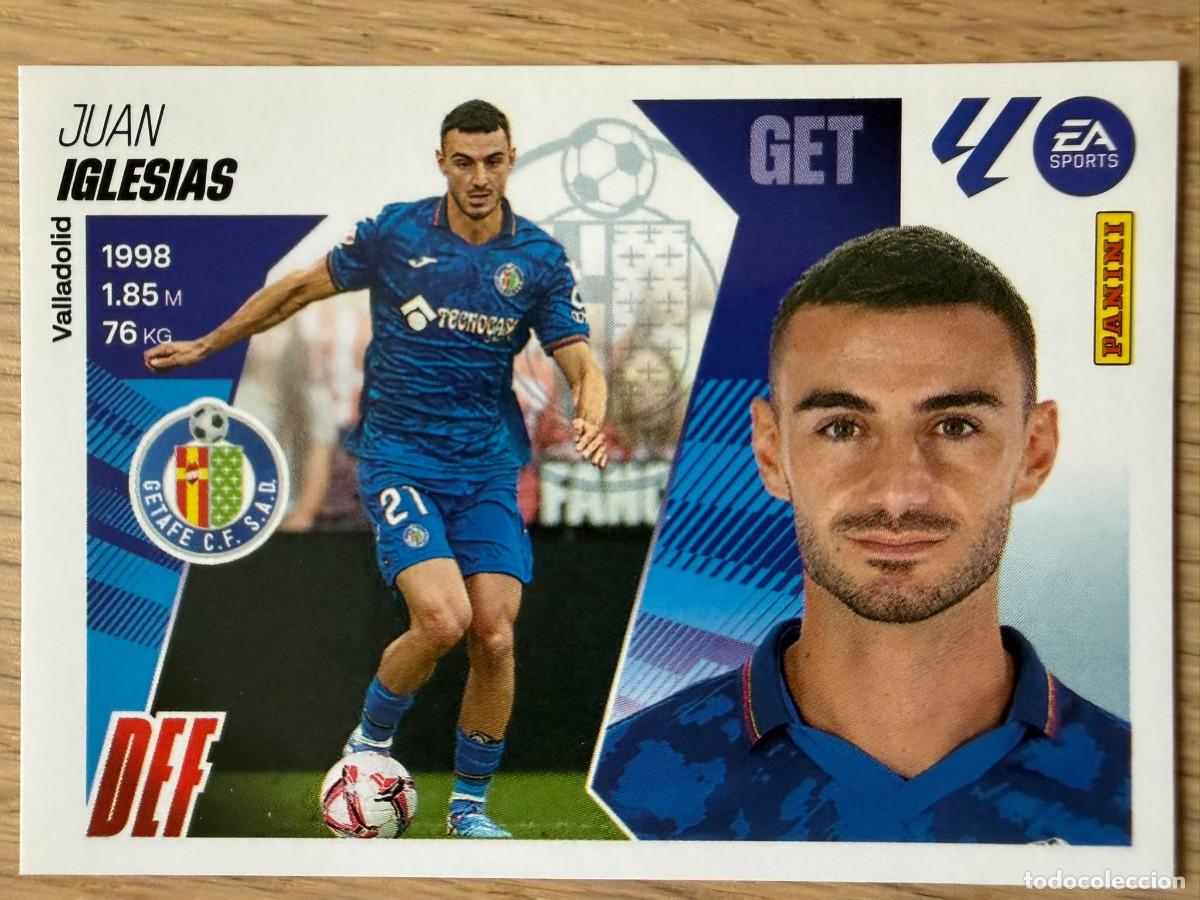 Cromos de f&uacute;tbol: 5 JUAN IGLESIAS GETAFE 25 26 2025 2026 LIGA EA SPORTS COLECCIONES ESTE SIN PEGAR STICKER