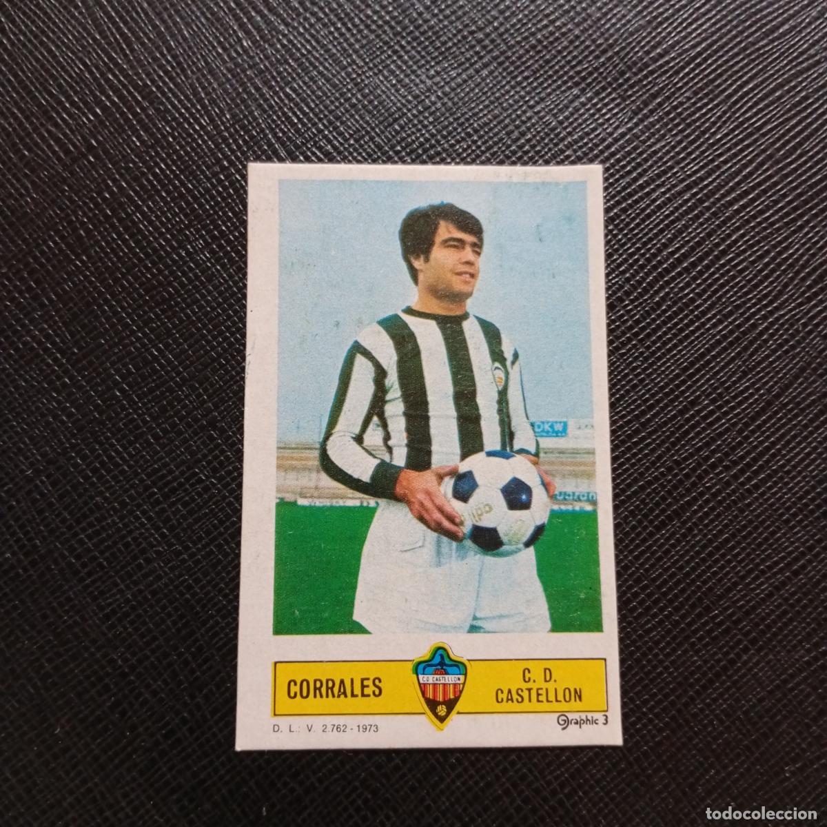 Cromos de f&uacute;tbol: CORRALES CASTELLON ESTE 1973 1974 CROMO FUTBOL LIGA 73 74 - DESPEGADO - A206 PG33