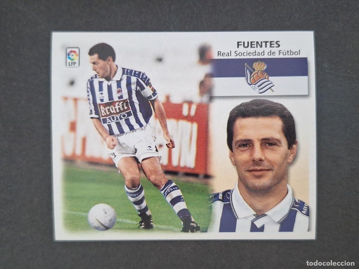 Cromos de f&uacute;tbol: L5 FUENTES REAL SOCIEDAD LIGA ESTE 1999 2000 99 00 NUNCA PEGADO SIN PEGAR