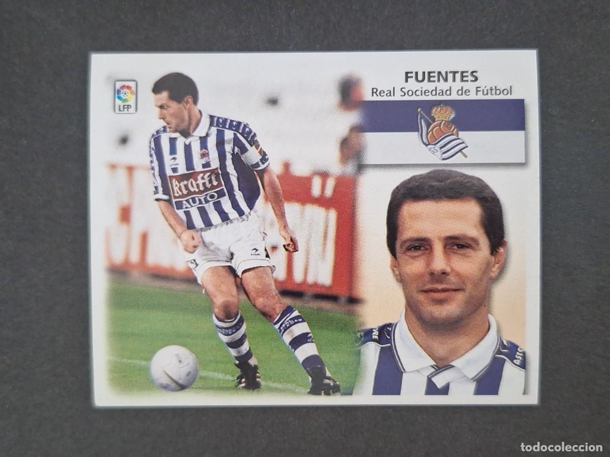 Cromos de f&uacute;tbol: L5 FUENTES REAL SOCIEDAD LIGA ESTE 1999 2000 99 00 NUNCA PEGADO SIN PEGAR