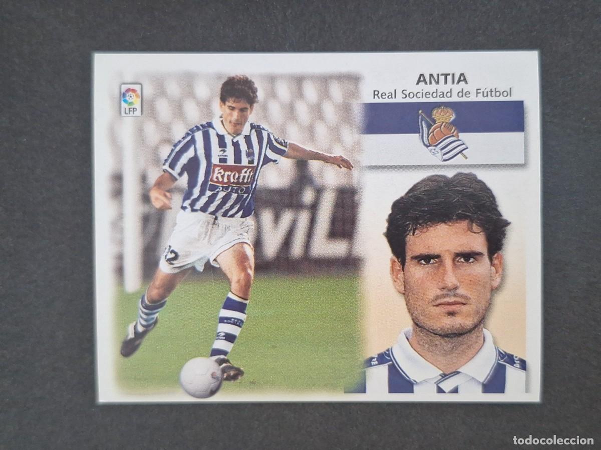 Cromos de f&uacute;tbol: L5 ANTIA REAL SOCIEDAD LIGA ESTE 1999 2000 99 00 NUNCA PEGADO SIN PEGAR