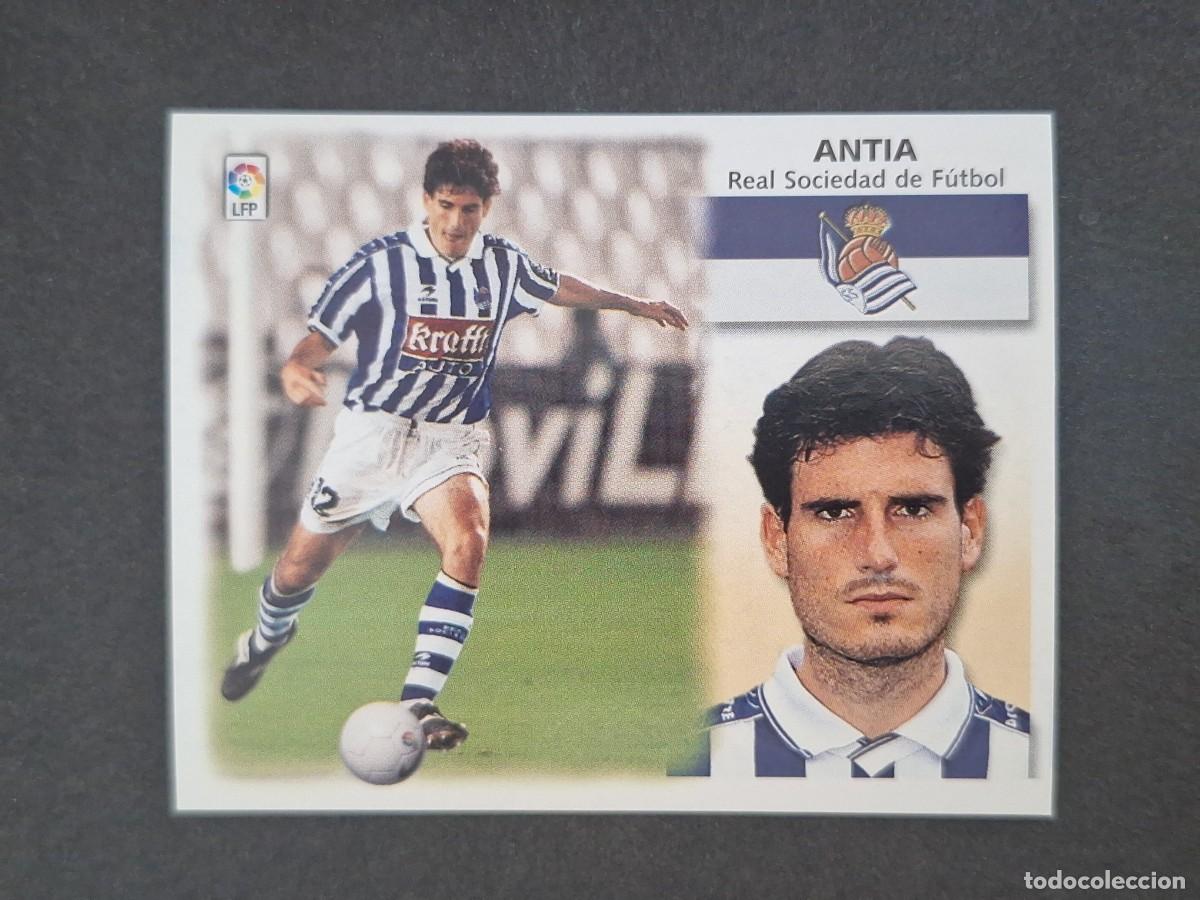 Cromos de f&uacute;tbol: L5 ANTIA REAL SOCIEDAD LIGA ESTE 1999 2000 99 00 NUNCA PEGADO SIN PEGAR