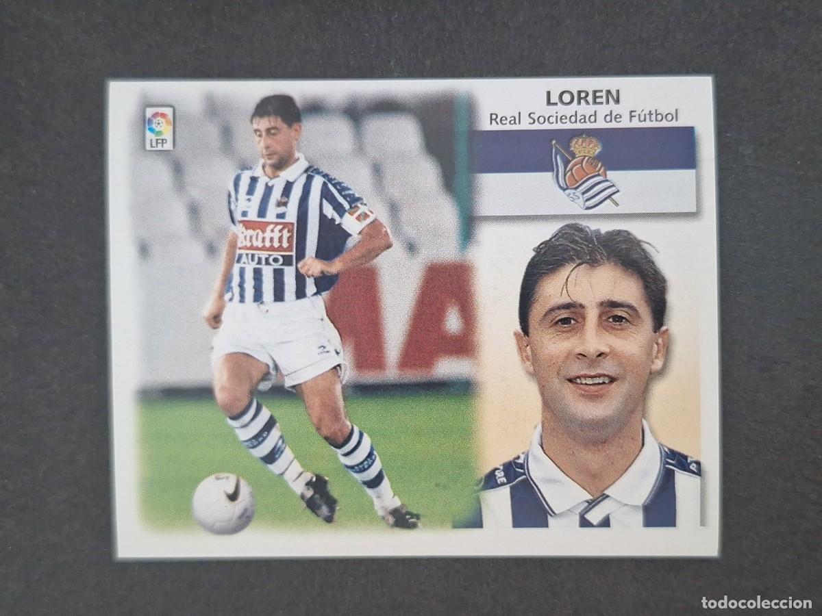 Cromos de f&uacute;tbol: L5 LOREN REAL SOCIEDAD LIGA ESTE 1999 2000 99 00 NUNCA PEGADO SIN PEGAR