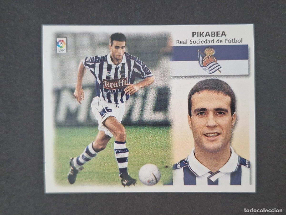Cromos de f&uacute;tbol: L5 PIKABEA REAL SOCIEDAD LIGA ESTE 1999 2000 99 00 NUNCA PEGADO SIN PEGAR