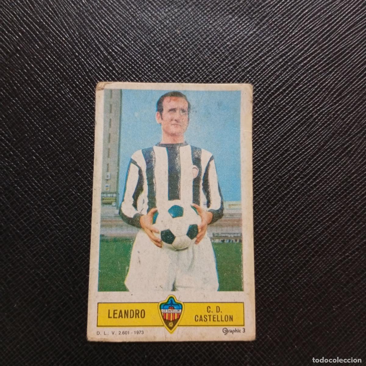 Cromos de f&uacute;tbol: LEANDRO CASTELLON ESTE 1973 1974 CROMO FUTBOL LIGA 73 74 - DESPEGADO - A206 PG43