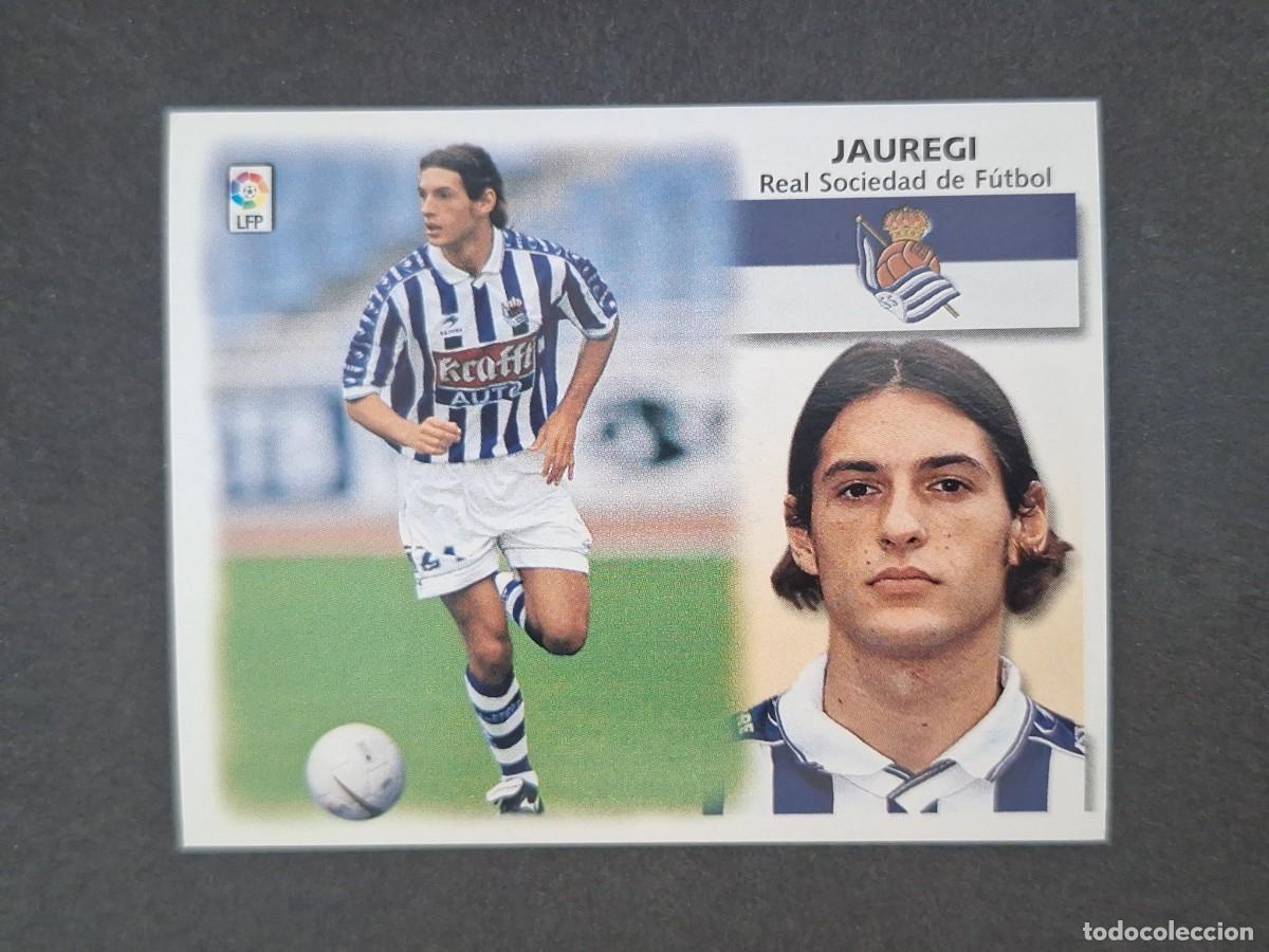 Cromos de f&uacute;tbol: L5 JAUREGI REAL SOCIEDAD LIGA ESTE 1999 2000 99 00 NUNCA PEGADO SIN PEGAR
