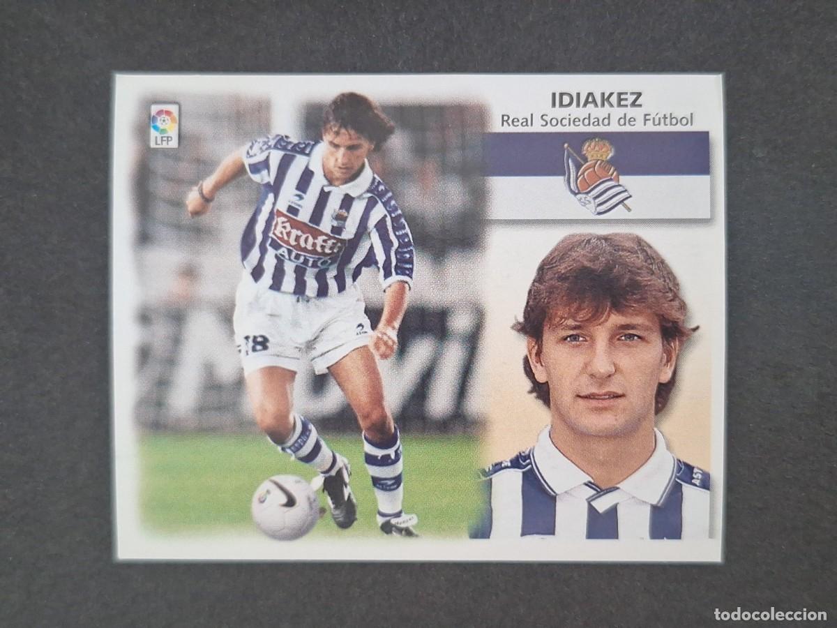 Cromos de f&uacute;tbol: L5 IDIAKEZ REAL SOCIEDAD LIGA ESTE 1999 2000 99 00 NUNCA PEGADO SIN PEGAR