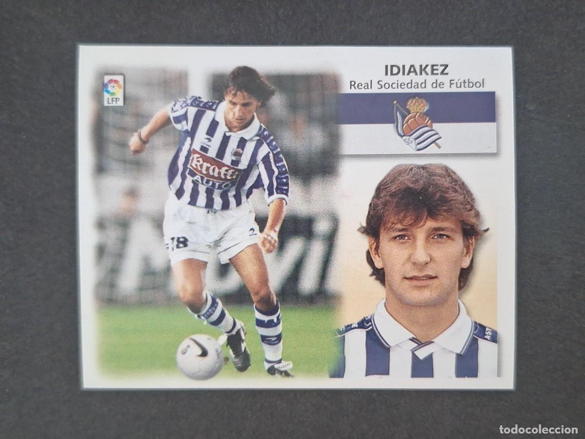 Cromos de f&uacute;tbol: L5 IDIAKEZ REAL SOCIEDAD LIGA ESTE 1999 2000 99 00 NUNCA PEGADO SIN PEGAR
