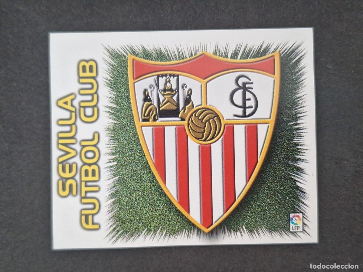 Cromos de f&uacute;tbol: L5 ESCUDO SEVILLA F. C. LIGA ESTE 1999 2000 99 00 NUNCA PEGADO SIN PEGAR