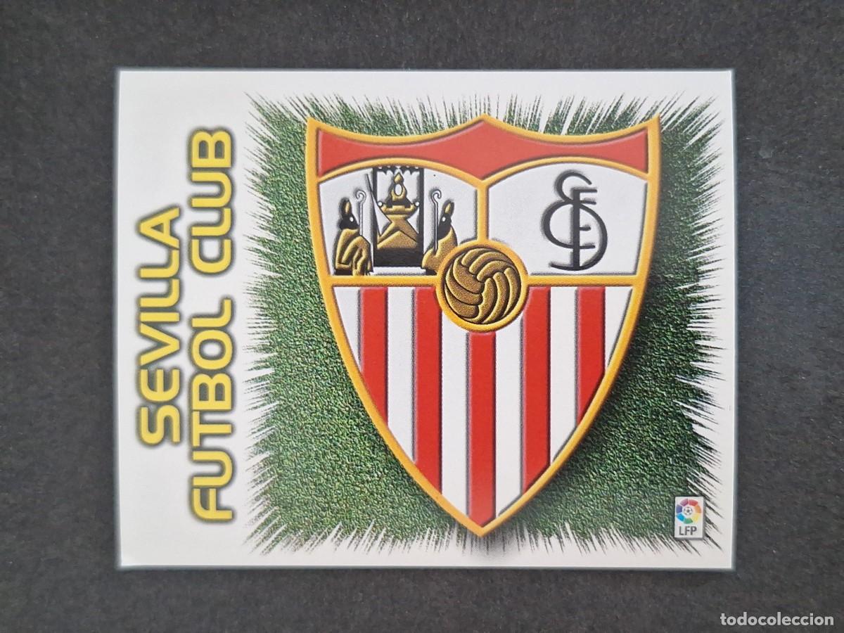 Cromos de f&uacute;tbol: L5 ESCUDO SEVILLA F. C. LIGA ESTE 1999 2000 99 00 NUNCA PEGADO SIN PEGAR