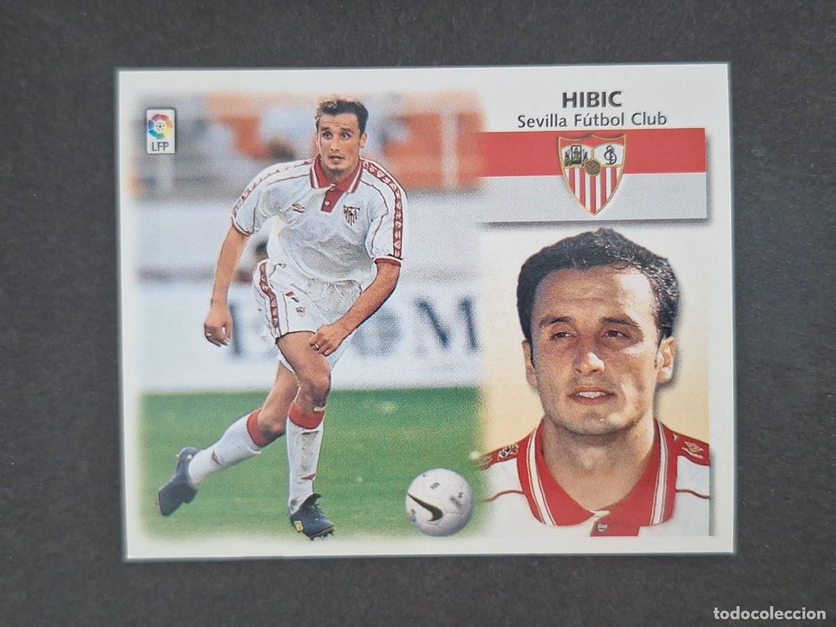 Cromos de f&uacute;tbol: L5 HIBIC SEVILLA F. C. LIGA ESTE 1999 2000 99 00 NUNCA PEGADO SIN PEGAR