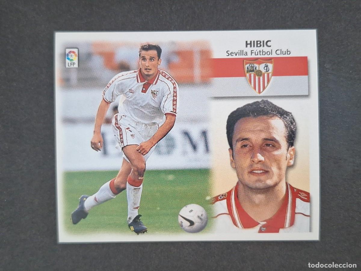 Cromos de f&uacute;tbol: L5 HIBIC SEVILLA F. C. LIGA ESTE 1999 2000 99 00 NUNCA PEGADO SIN PEGAR
