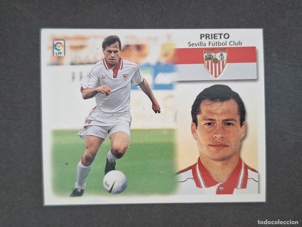 Cromos de f&uacute;tbol: L5 PRIETO SEVILLA F. C. LIGA ESTE 1999 2000 99 00 NUNCA PEGADO SIN PEGAR