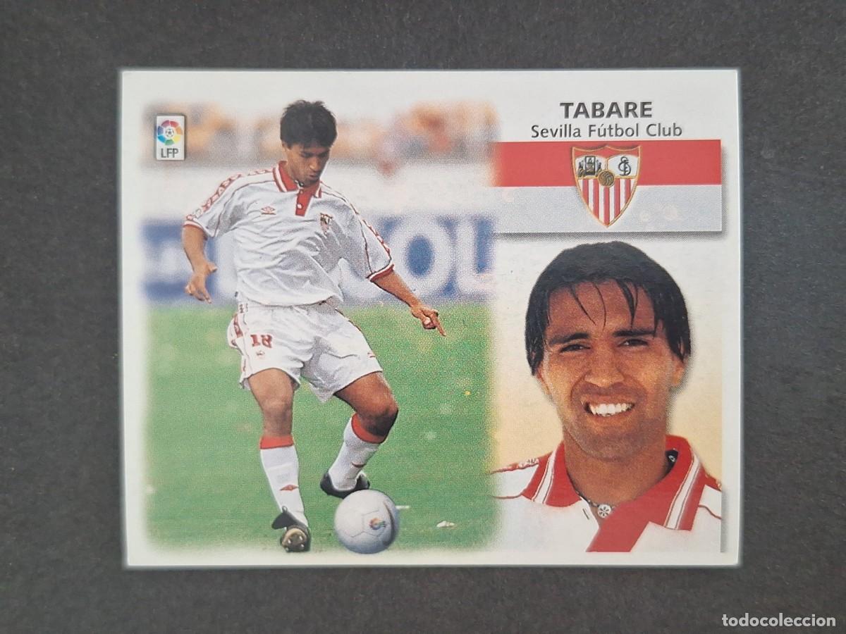 Cromos de f&uacute;tbol: L5 TABARE SEVILLA F. C. LIGA ESTE 1999 2000 99 00 NUNCA PEGADO SIN PEGAR