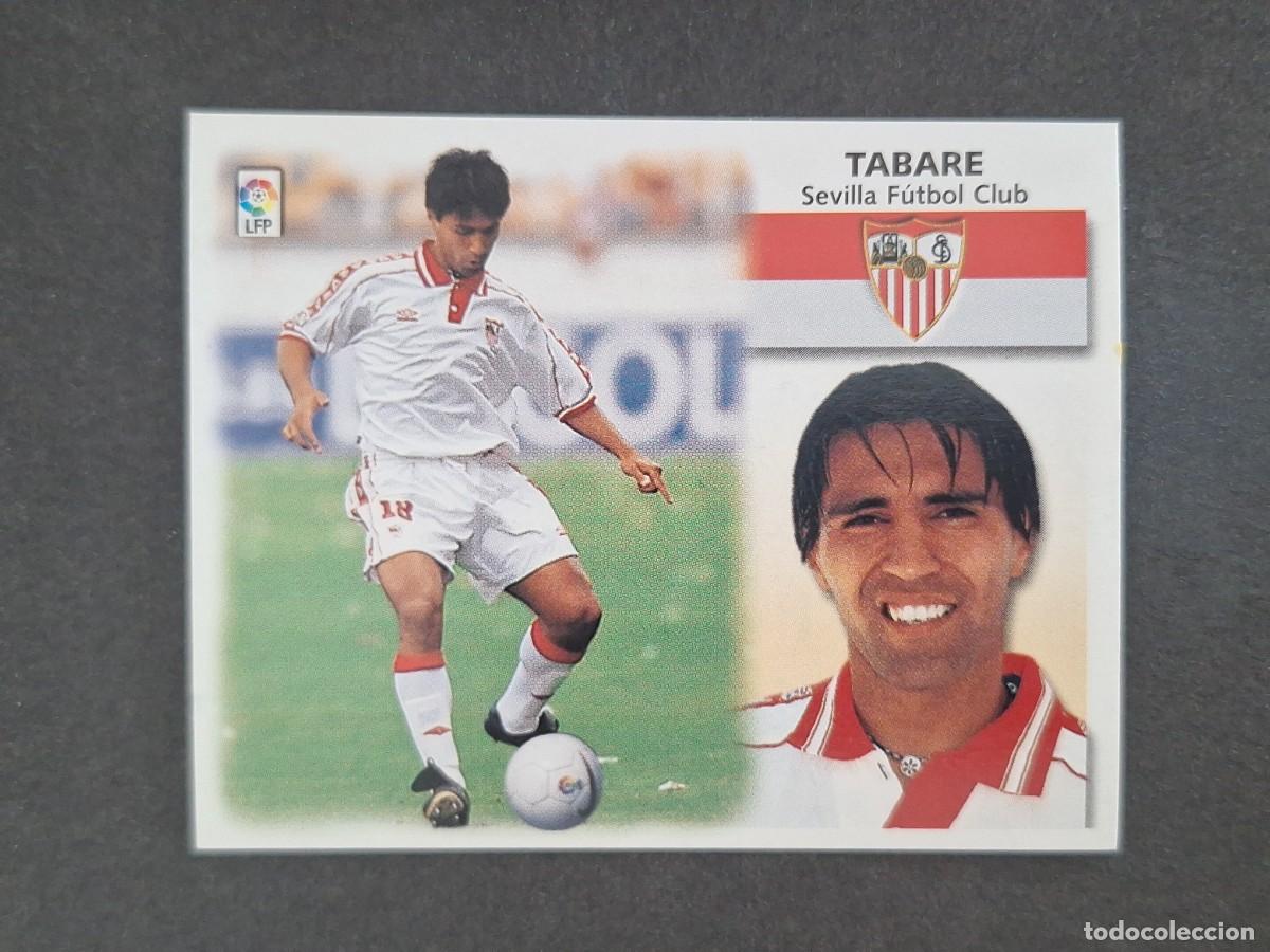 Cromos de f&uacute;tbol: L5 TABARE SEVILLA F. C. LIGA ESTE 1999 2000 99 00 NUNCA PEGADO SIN PEGAR