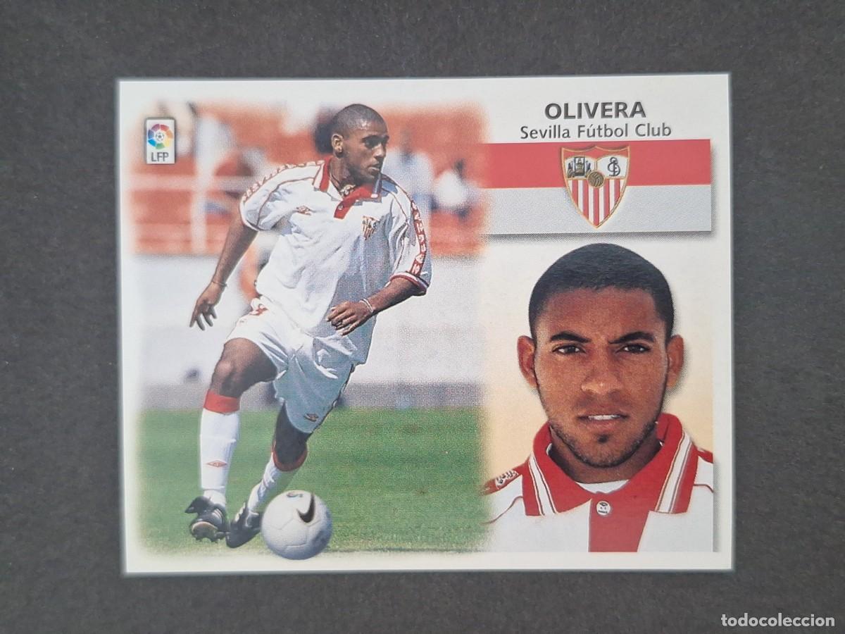 Cromos de f&uacute;tbol: L5 OLIVERA SEVILLA F. C. LIGA ESTE 1999 2000 99 00 NUNCA PEGADO SIN PEGAR