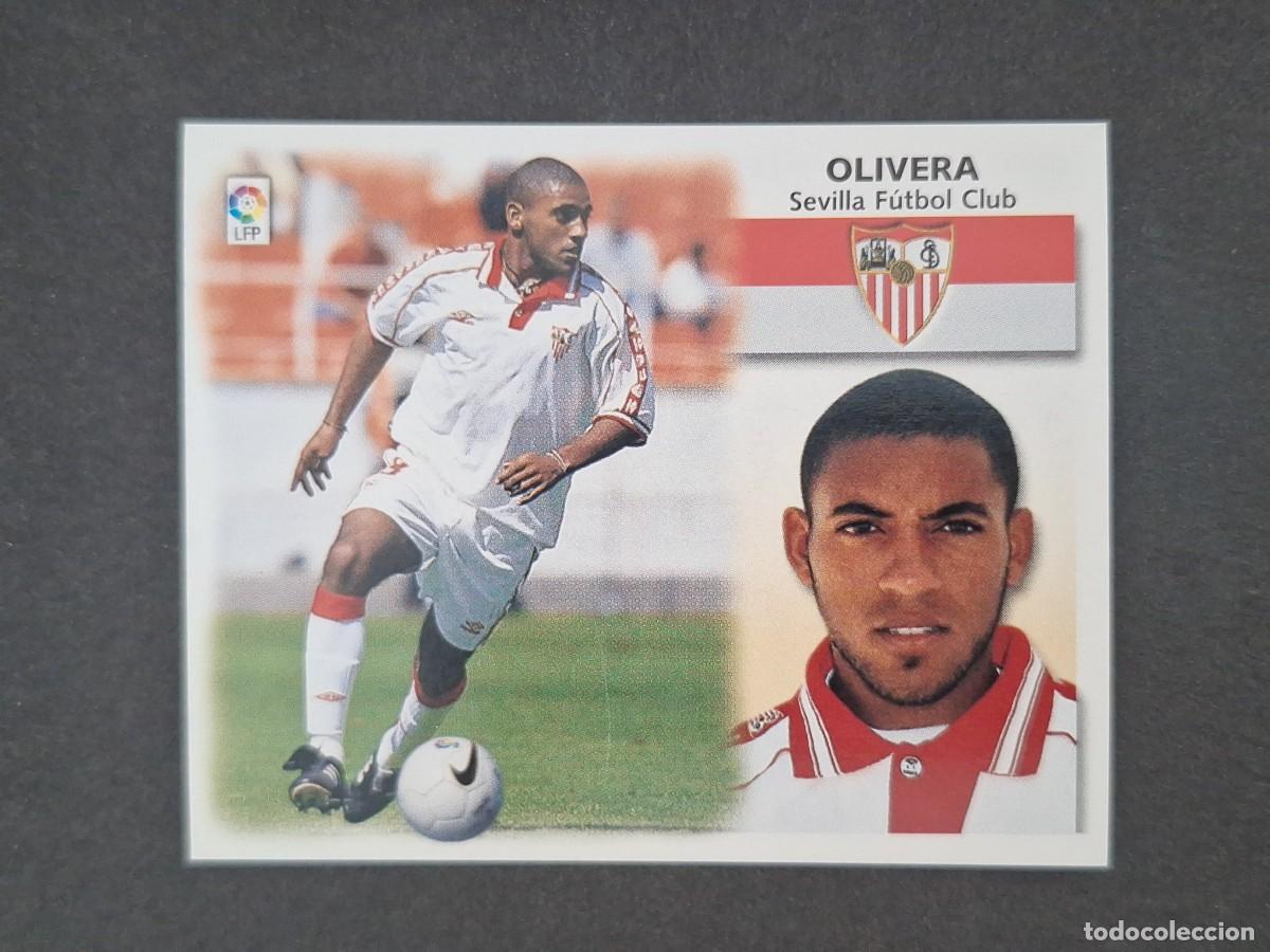 Cromos de f&uacute;tbol: L5 OLIVERA SEVILLA F. C. LIGA ESTE 1999 2000 99 00 NUNCA PEGADO SIN PEGAR