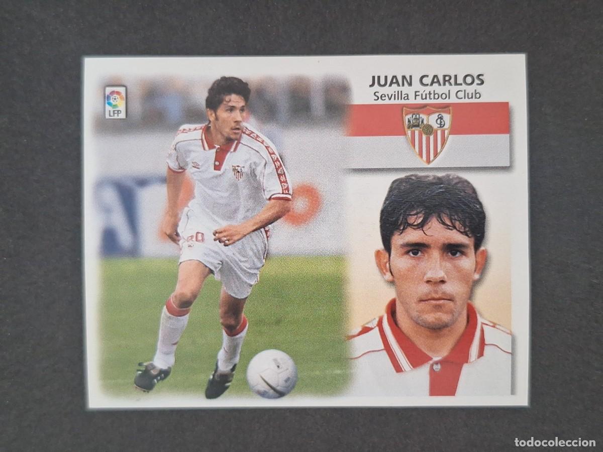 Cromos de f&uacute;tbol: L5 JUAN CARLOS SEVILLA F. C. LIGA ESTE 1999 2000 99 00 NUNCA PEGADO SIN PEGAR