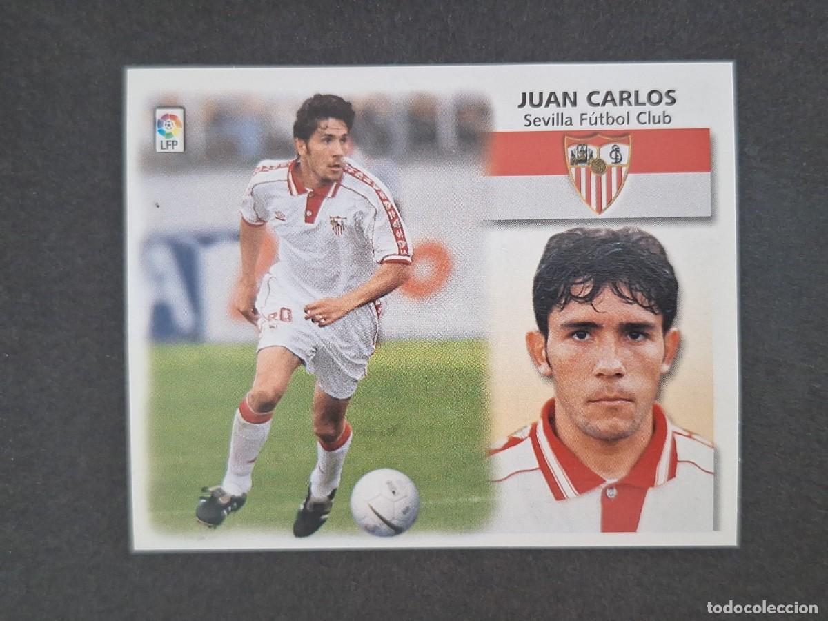 Cromos de f&uacute;tbol: L5 JUAN CARLOS SEVILLA F. C. LIGA ESTE 1999 2000 99 00 NUNCA PEGADO SIN PEGAR