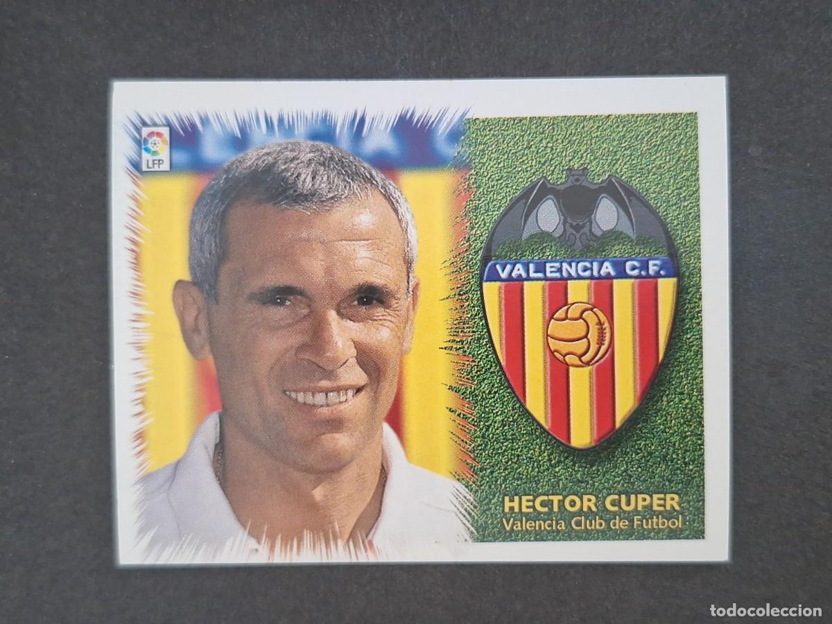 Cromos de f&uacute;tbol: L5 HECTOR CUPER ENTRENADOR VALENCIA C. F. LIGA ESTE 1999 2000 99 00 NUNCA PEGADO SIN PEGAR
