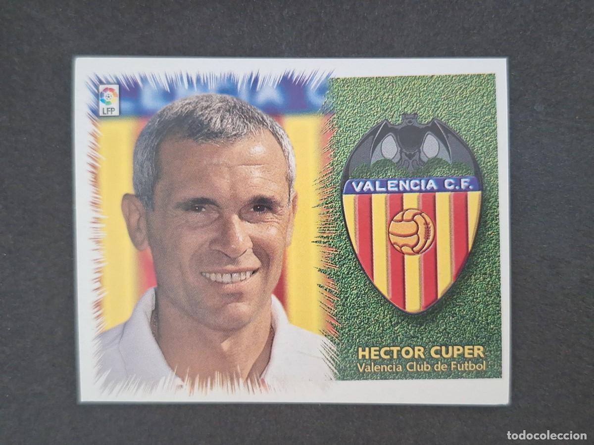 Cromos de f&uacute;tbol: L5 HECTOR CUPER ENTRENADOR VALENCIA C. F. LIGA ESTE 1999 2000 99 00 NUNCA PEGADO SIN PEGAR