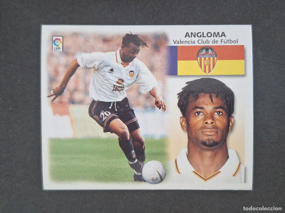 Cromos de f&uacute;tbol: L5 ANGLOMA VALENCIA C. F. LIGA ESTE 1999 2000 99 00 NUNCA PEGADO SIN PEGAR