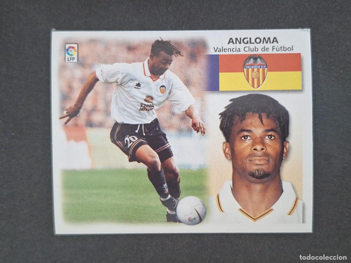 Cromos de f&uacute;tbol: L5 ANGLOMA VALENCIA C. F. LIGA ESTE 1999 2000 99 00 NUNCA PEGADO SIN PEGAR