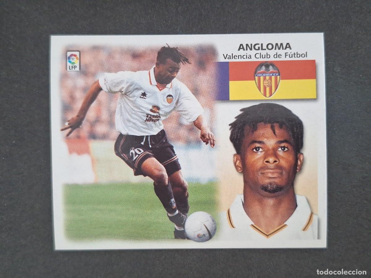 Cromos de f&uacute;tbol: L5 ANGLOMA VALENCIA C. F. LIGA ESTE 1999 2000 99 00 NUNCA PEGADO SIN PEGAR