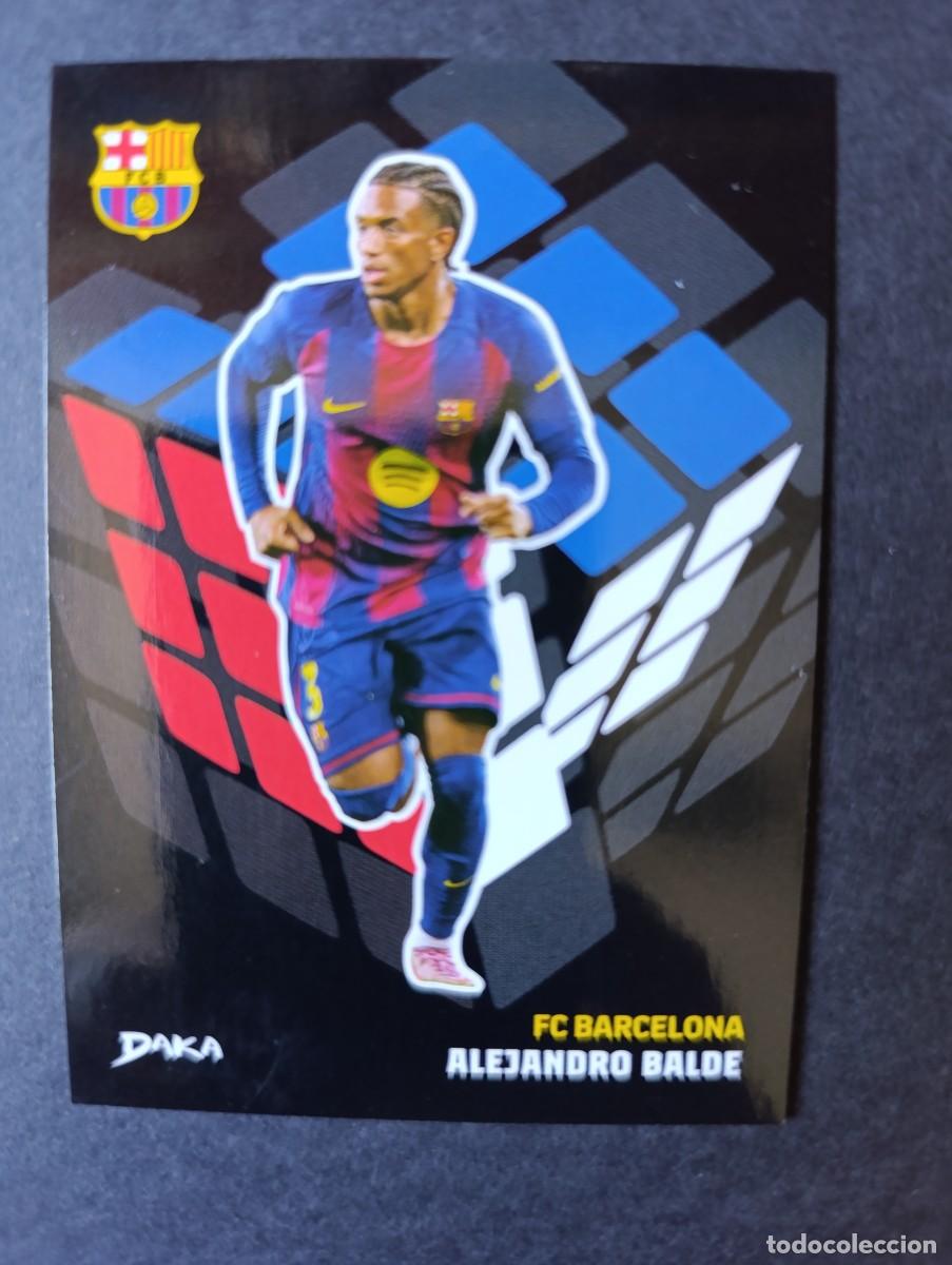 Cromos de f&uacute;tbol: CROMO DAKA GC-20 ALEJANDRO BALDE FC BARCELONA 2025-2026