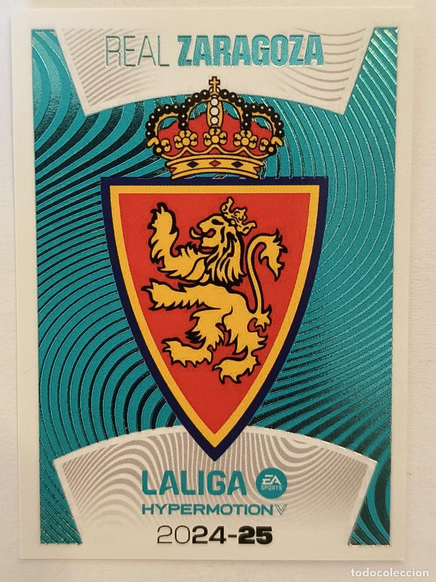 Cromos de f&uacute;tbol: #22 ESCUDO (REAL ZARAGOZA) LIGA 24/25 ESTE